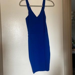Sexy blue body con dress size small brand XOXO